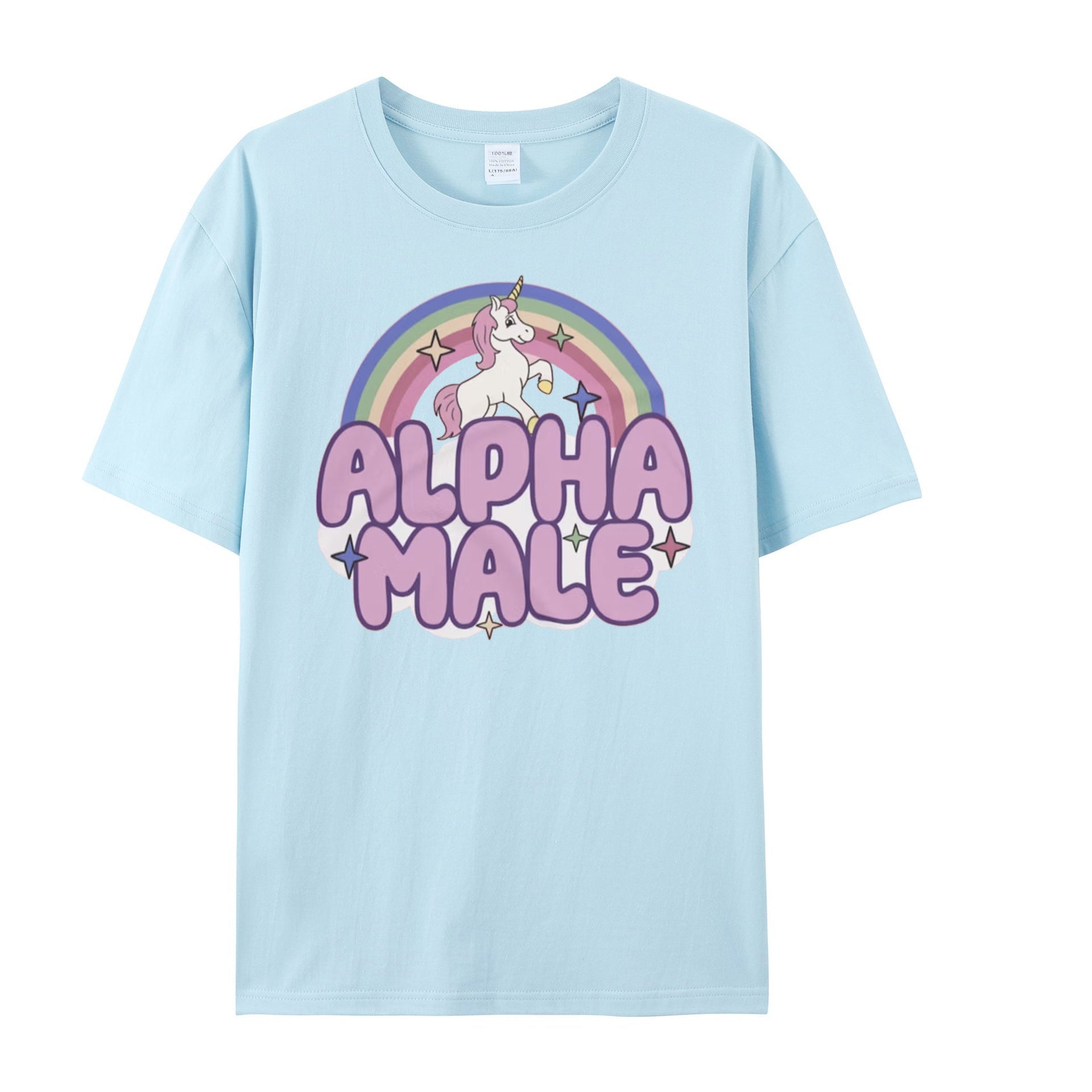 Ironic Alpha Male Unicorn Rainbow, Funny Unisex Tshirt, Funny Shirt, Funny Graphic Tee, Offensive Shirt, Weird Shirt - Shapelys