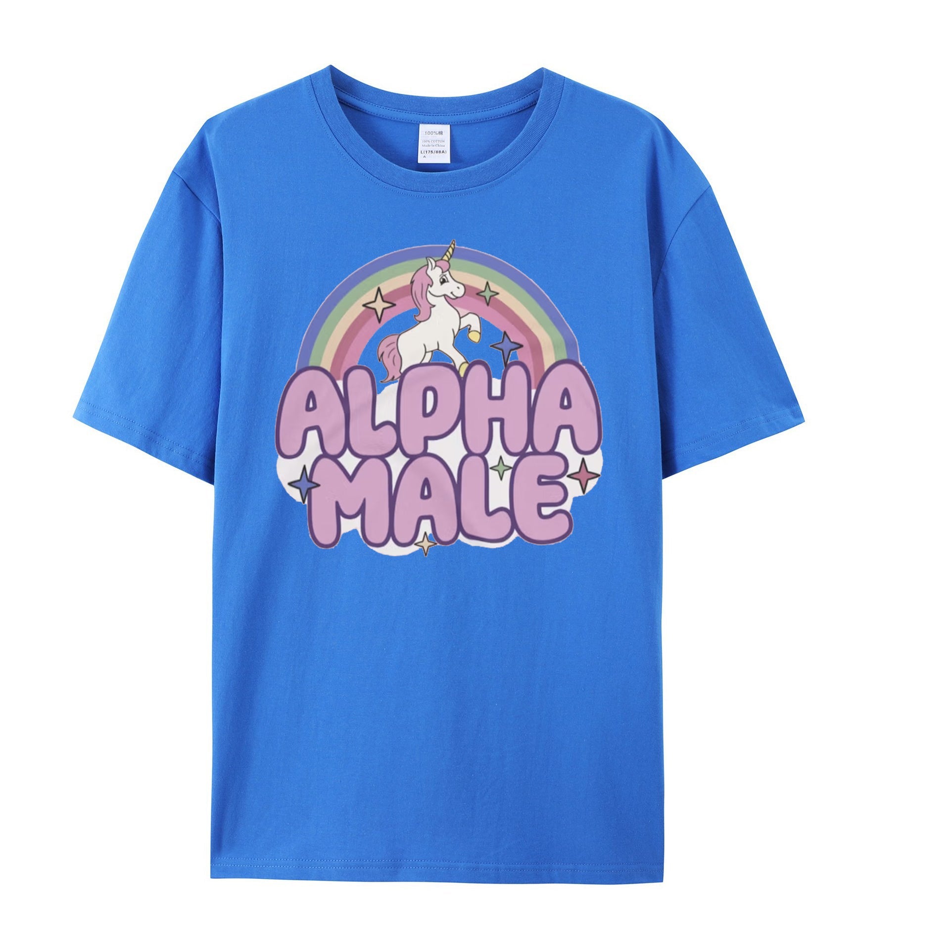 Ironic Alpha Male Unicorn Rainbow, Funny Unisex Tshirt, Funny Shirt, Funny Graphic Tee, Offensive Shirt, Weird Shirt - Shapelys