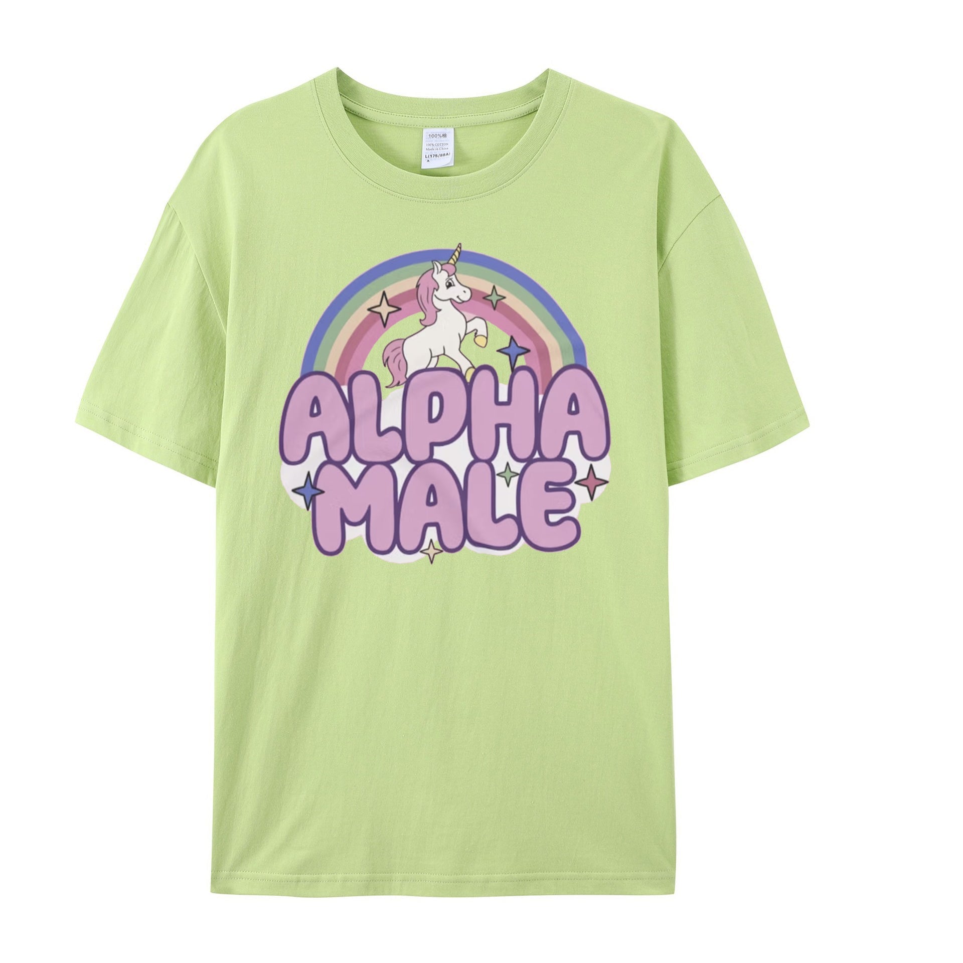 Ironic Alpha Male Unicorn Rainbow, Funny Unisex Tshirt, Funny Shirt, Funny Graphic Tee, Offensive Shirt, Weird Shirt - Shapelys
