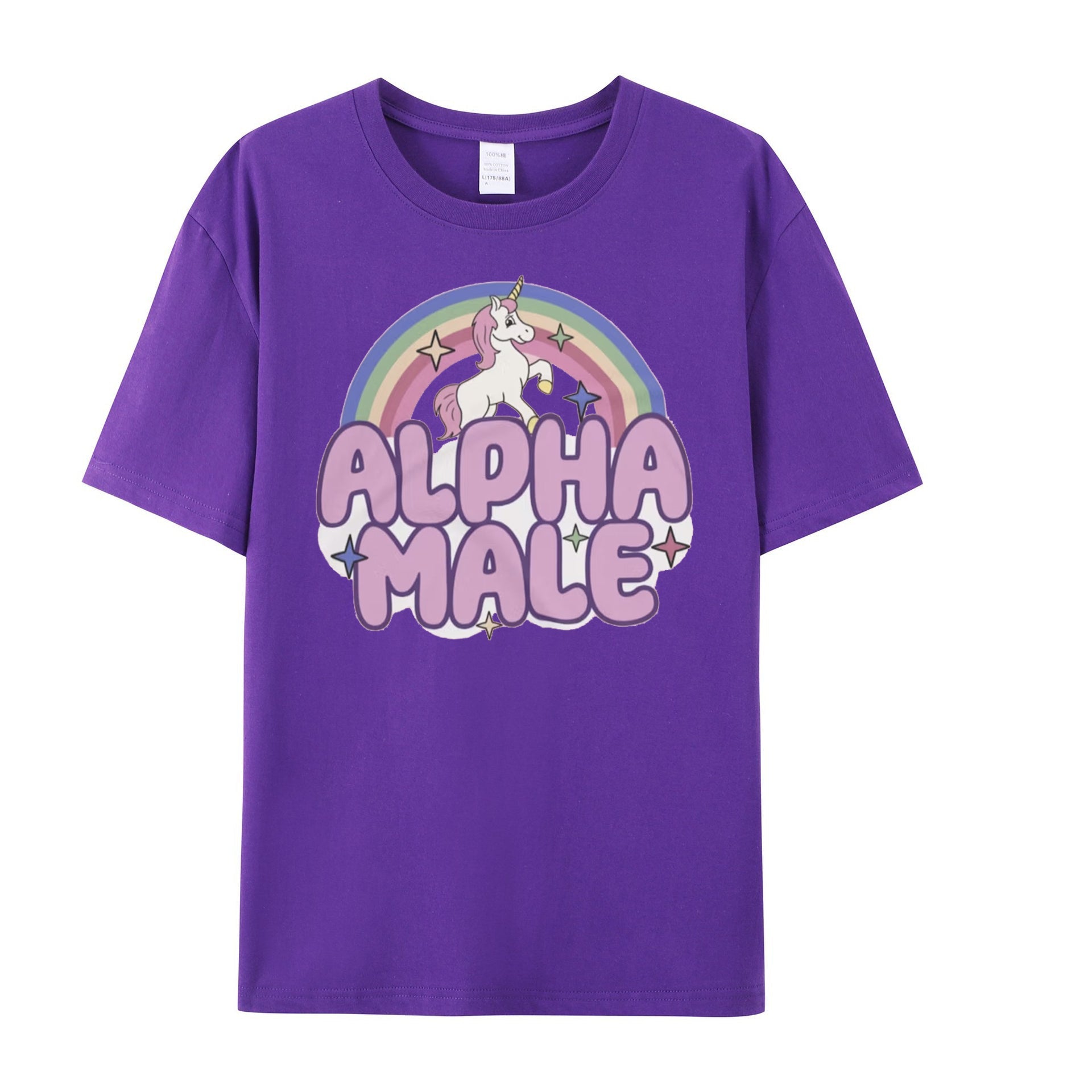 Ironic Alpha Male Unicorn Rainbow, Funny Unisex Tshirt, Funny Shirt, Funny Graphic Tee, Offensive Shirt, Weird Shirt - Shapelys
