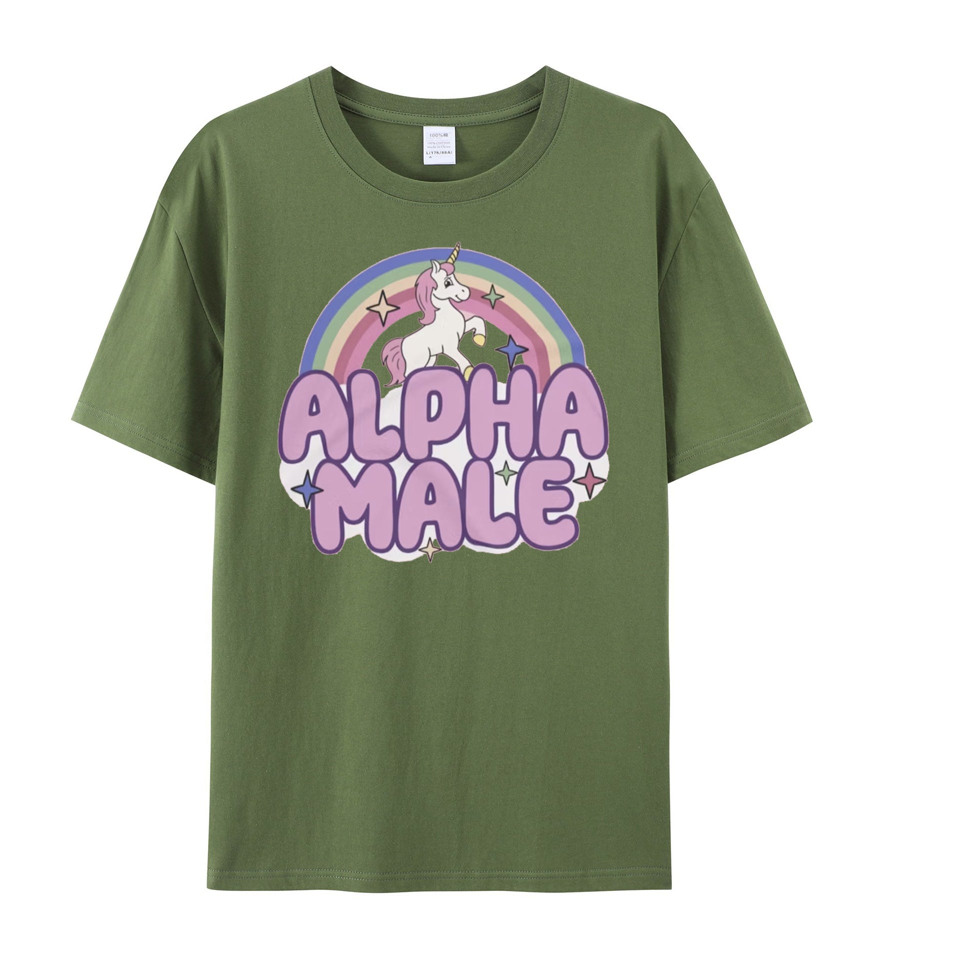 Ironic Alpha Male Unicorn Rainbow, Funny Unisex Tshirt, Funny Shirt, Funny Graphic Tee, Offensive Shirt, Weird Shirt - Shapelys