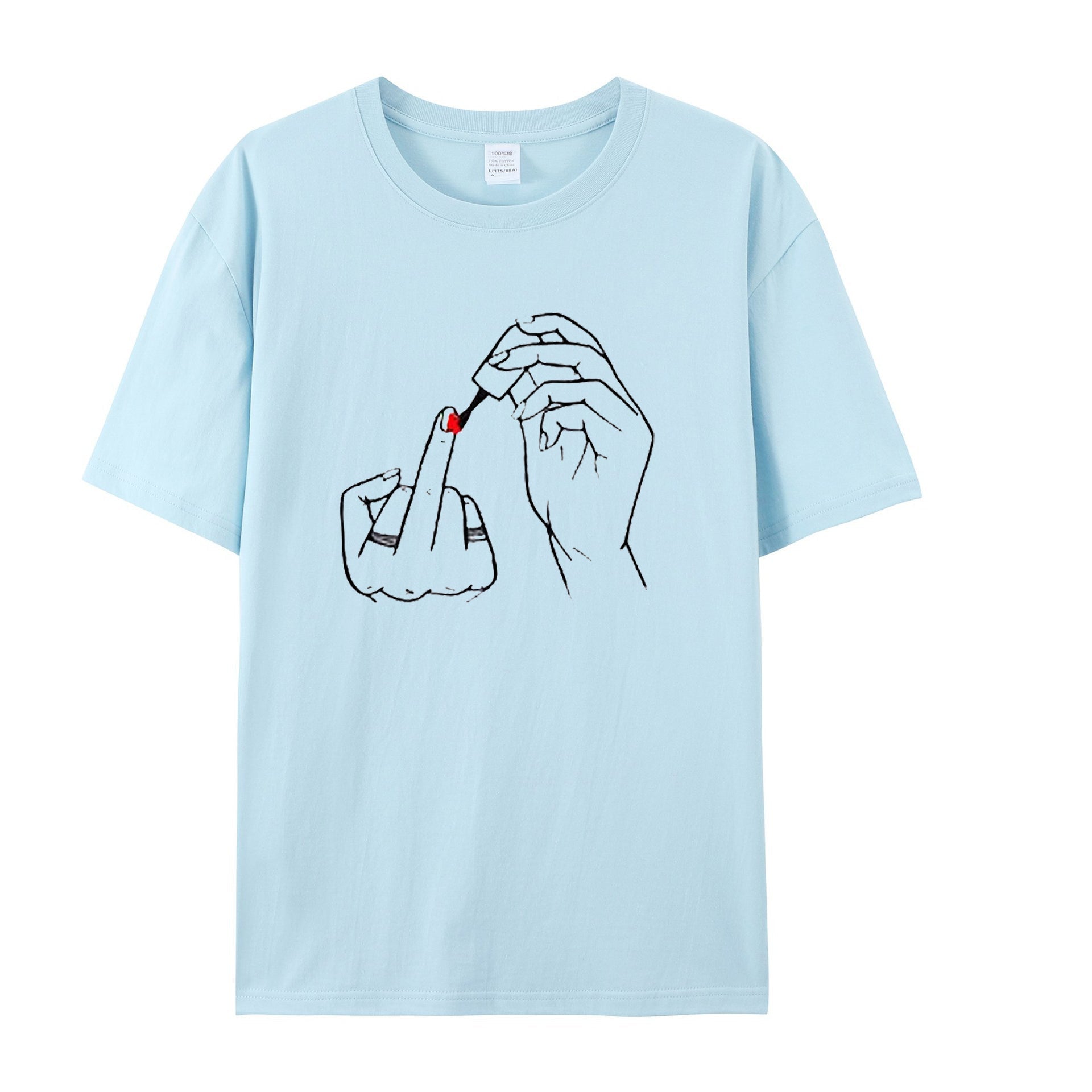 Nail polish t-shirt - Shapelys