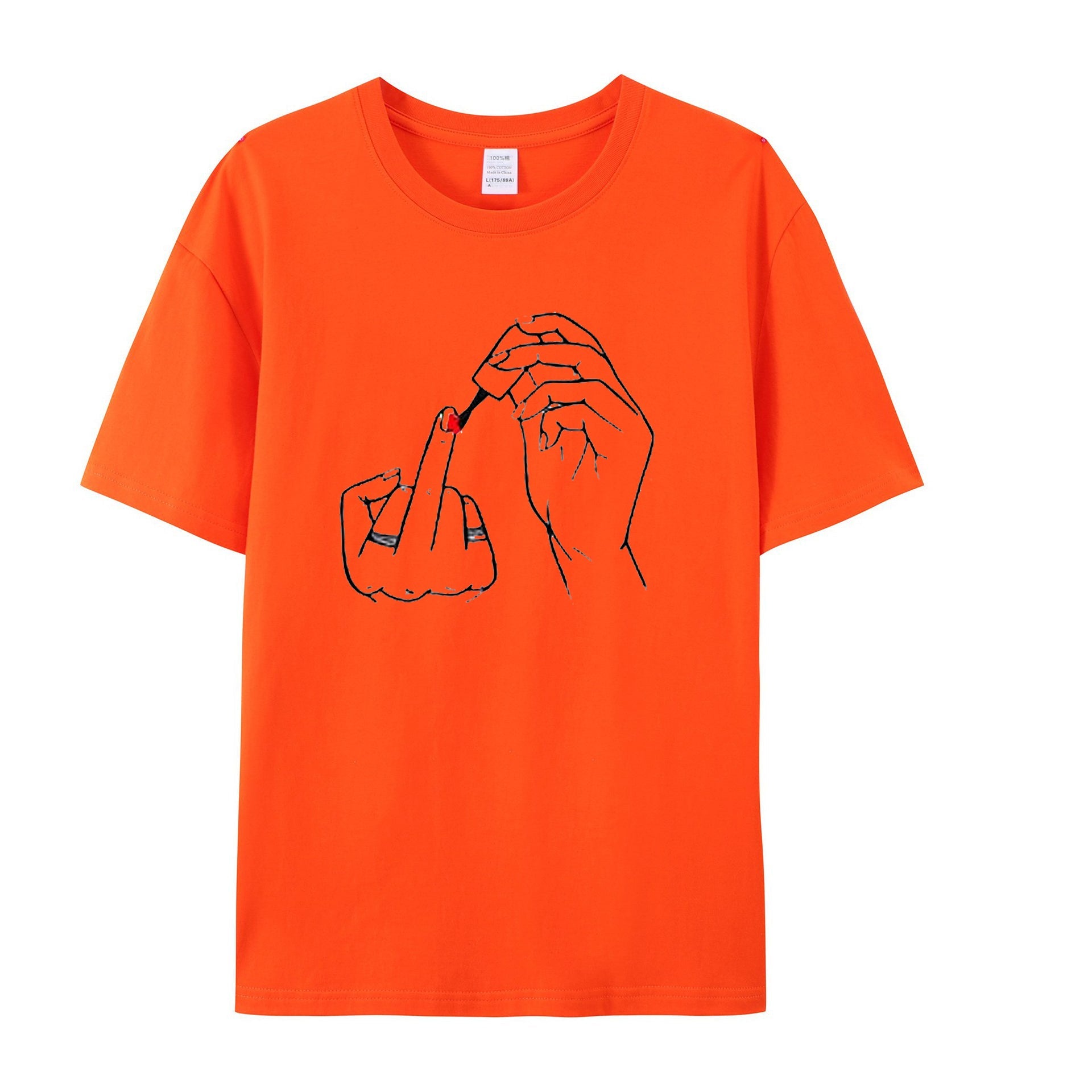 Nail polish t-shirt - Shapelys