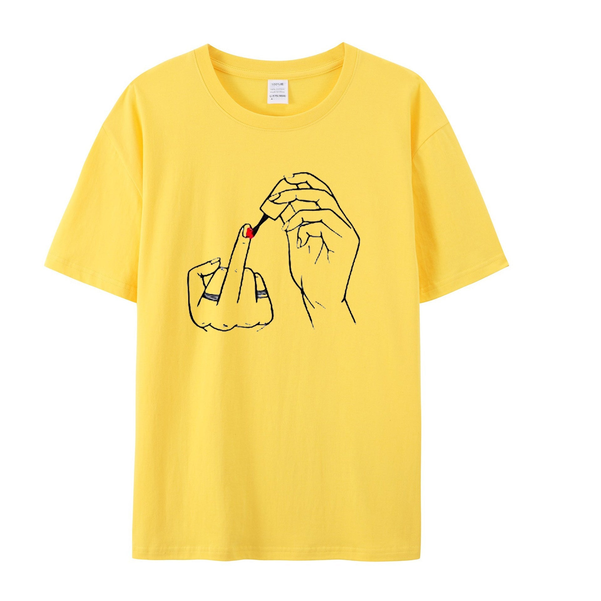 Nail polish t-shirt - Shapelys