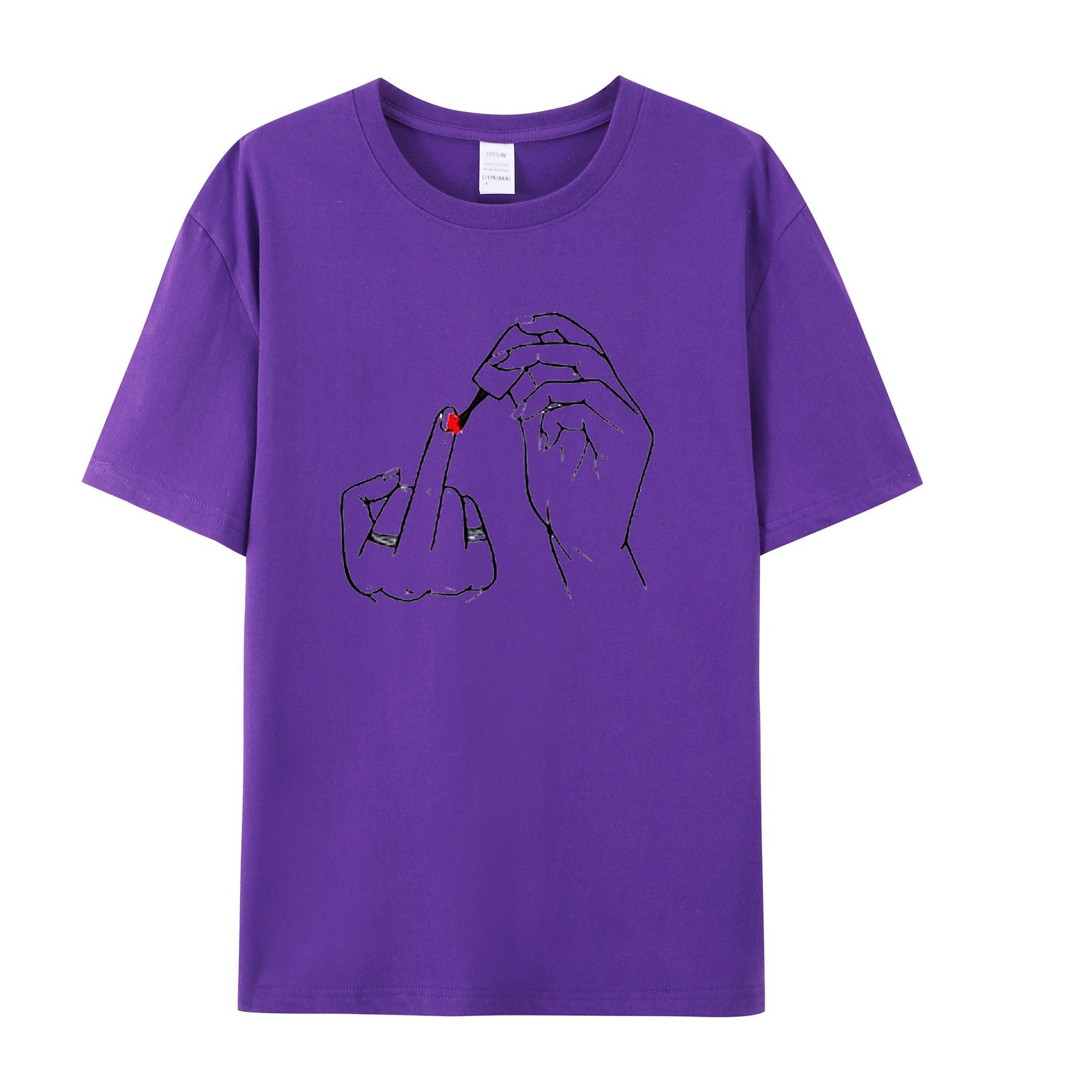 Nail polish t-shirt - Shapelys
