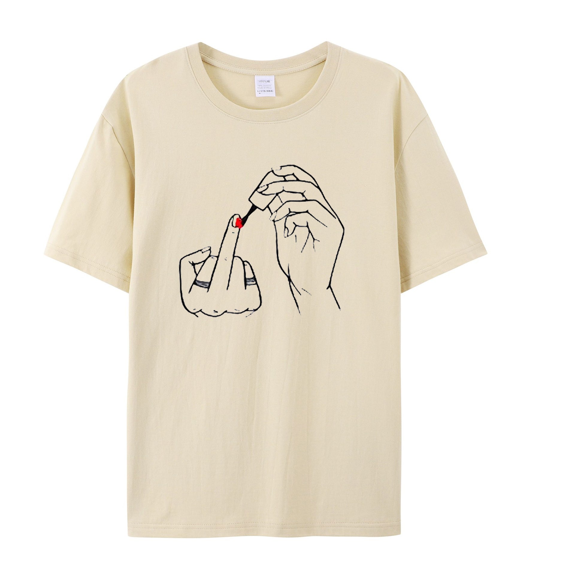 Nail polish t-shirt - Shapelys