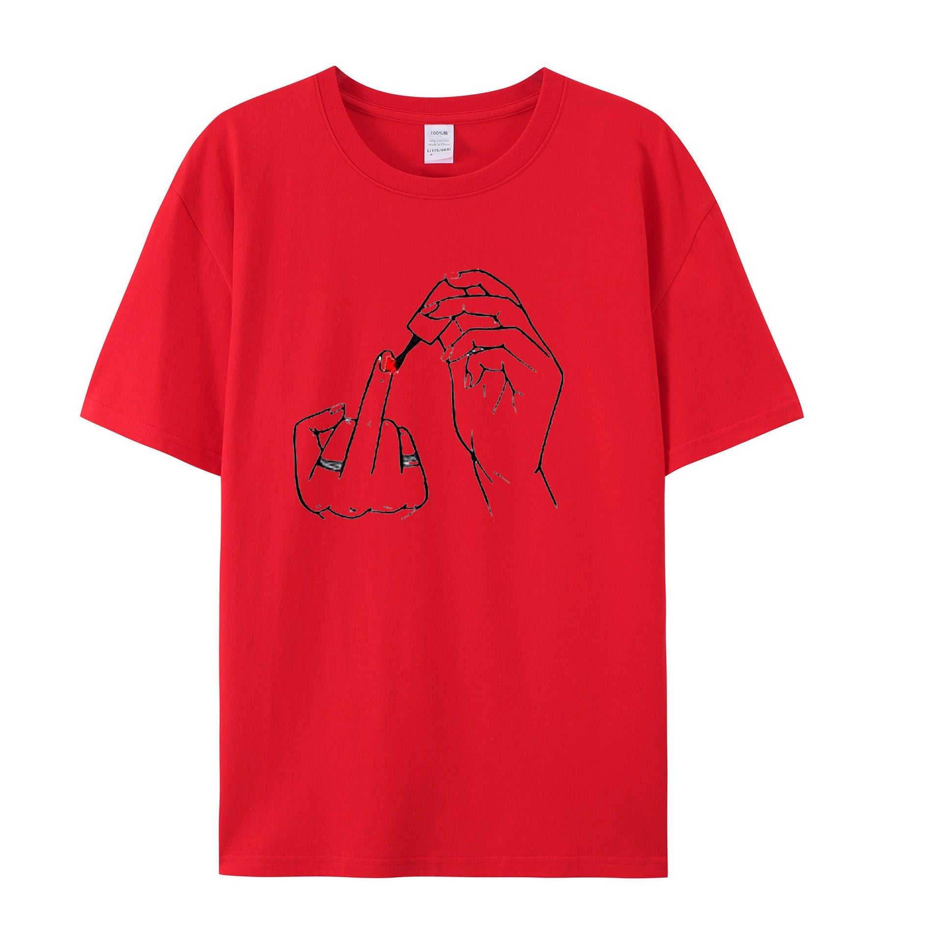 Nail polish t-shirt - Shapelys