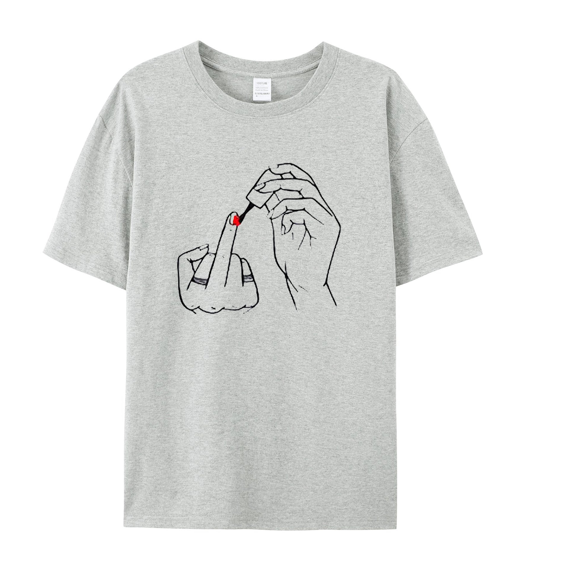Nail polish t-shirt - Shapelys