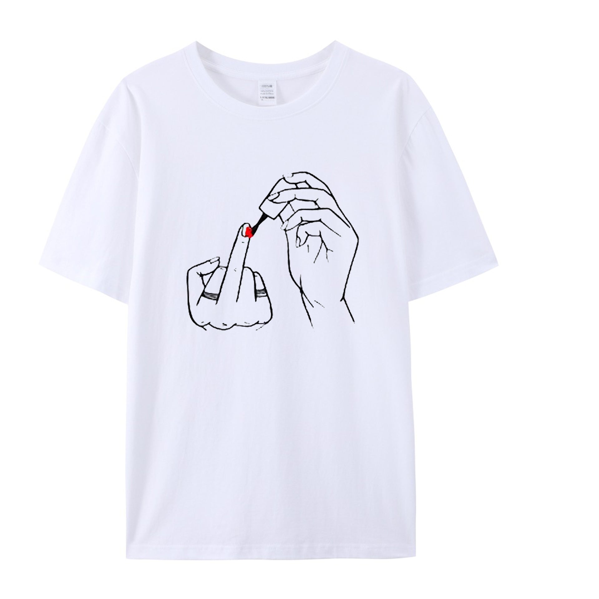 Nail polish t-shirt - Shapelys