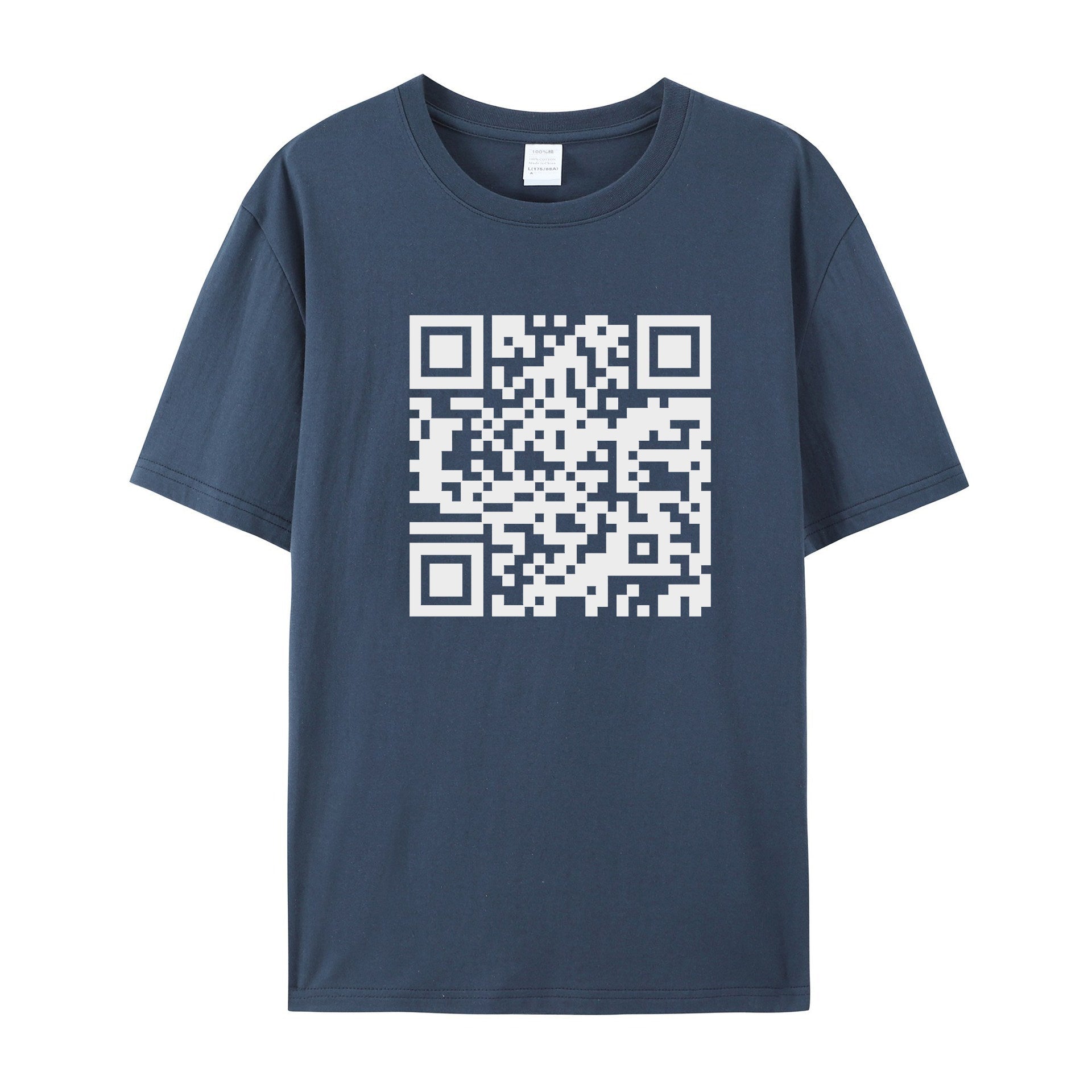 Funny QR Code T-Shirt - Personalized QR code content - Shapelys