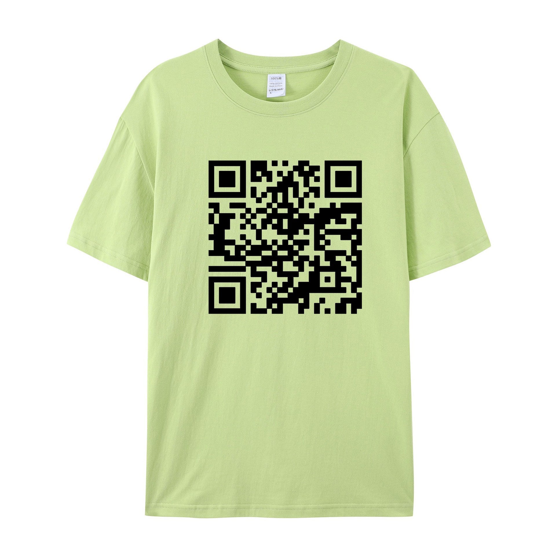 Funny QR Code T-Shirt - Personalized QR code content - Shapelys