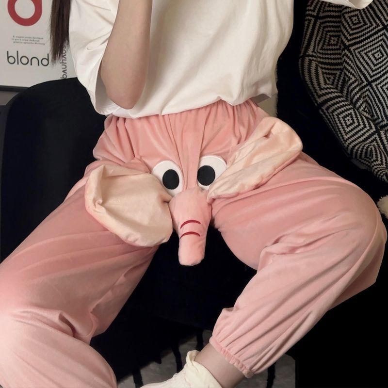 Glow-in-the-dark chick pajama pants - Shapelys